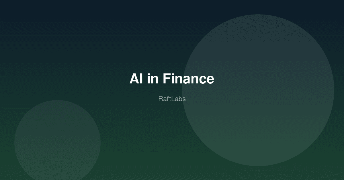 AI in Finance: Where It Actually Delivers ROI