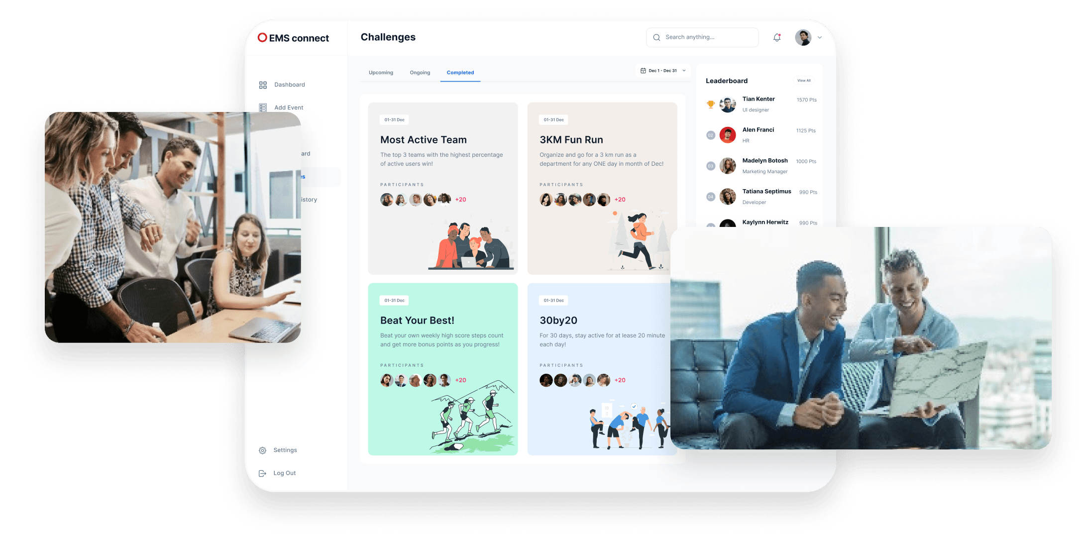 Employee engagement & training app