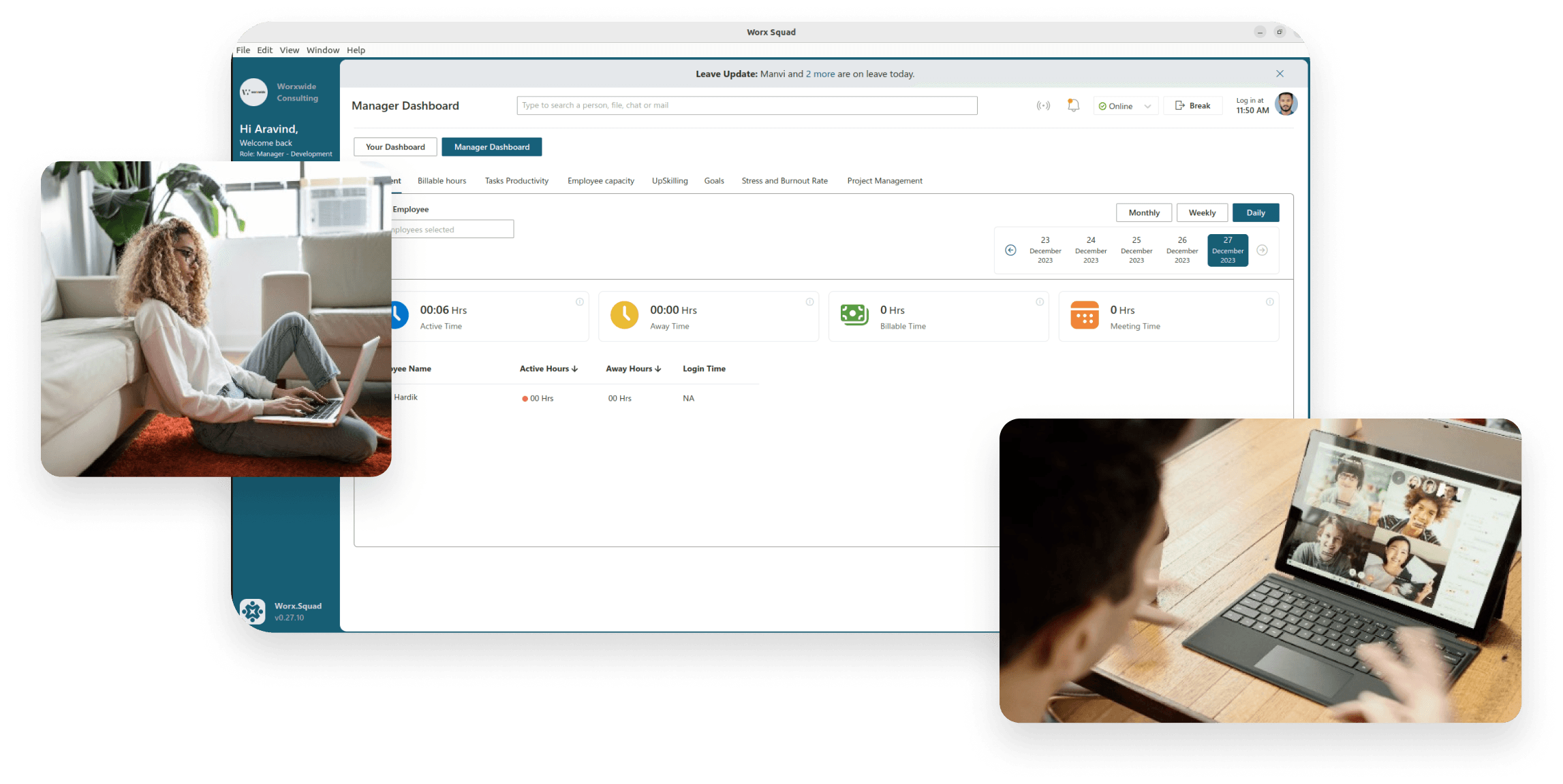 Hybrid Remote Working App