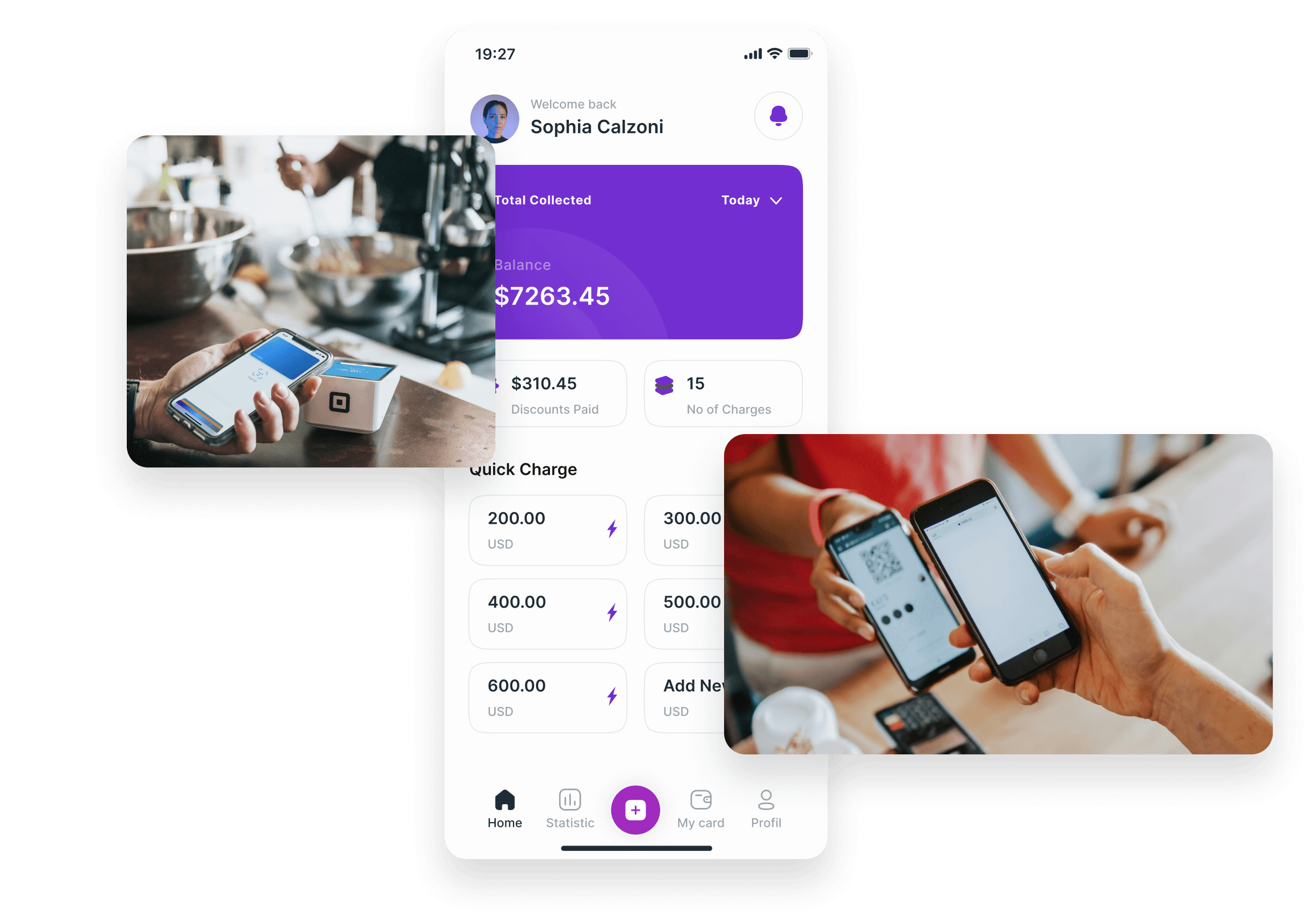 portfolio of building a mobile POS app